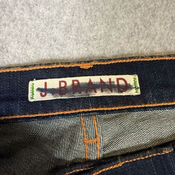 J Brand Women's Size 12 Blue Straight Leg Jeans Stretch Casual - Picture 2 of 10